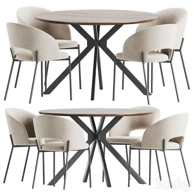 Dining Set 14 3dsMax Model