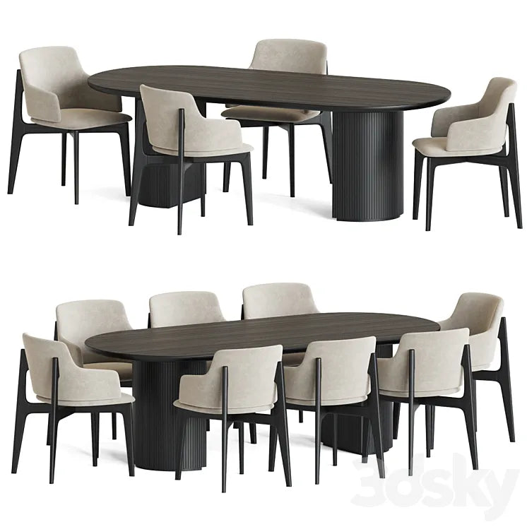 Dining Set 162 3DSMAX Model