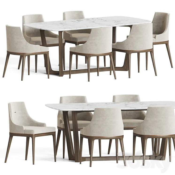 Dining Set 170 3DSMAX Model