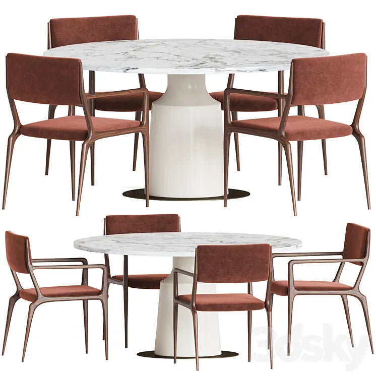 Dining Set 40 3DSMAX Model