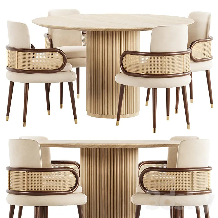 Dining Set 42 3DSMAX Model