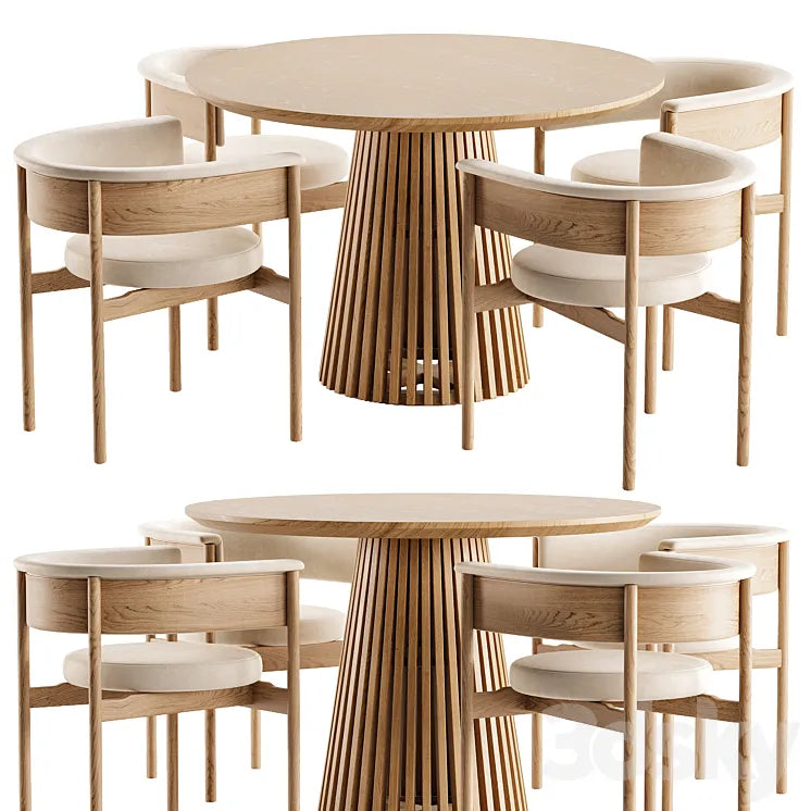Dining Set 51 3DSMAX Model