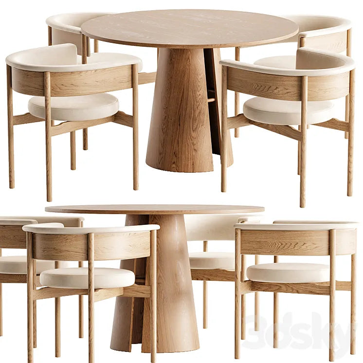 Dining Set 52 3DSMAX Model