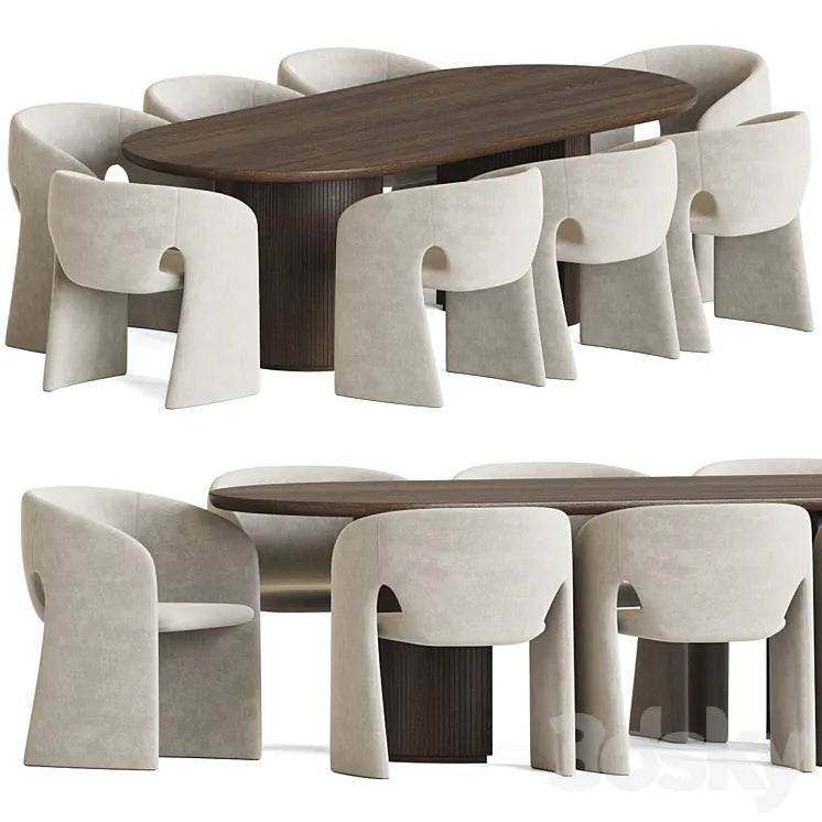 Dining Set 76 3DSMAX Model