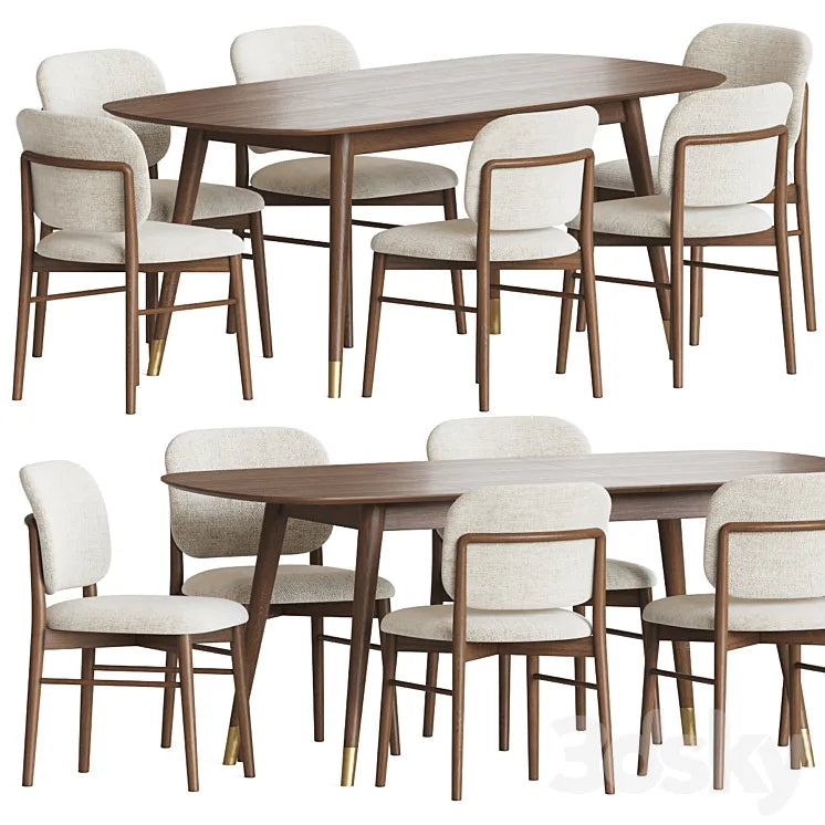 Dining Set 92 3DSMAX Model