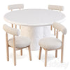 Dining Set: Lulu and Georgia (Sol Table and Ross Chairs) 3DSMAX Model
