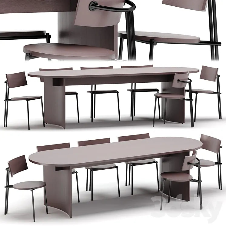 Dining set - Tamo 3DSMAX Model