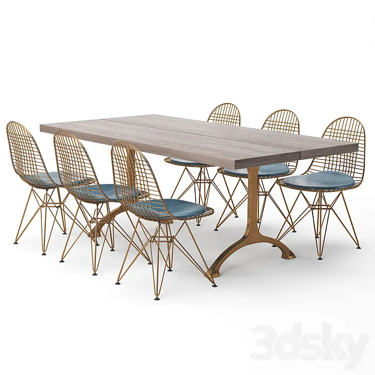 Dining Table 123 3DSMAX Model