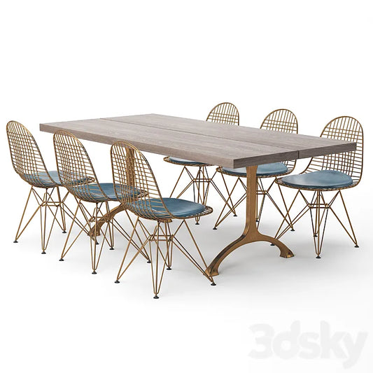 Dining Table 123 3DSMAX Model