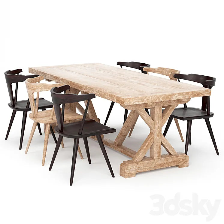 Dining Table 147 3DSMAX Model