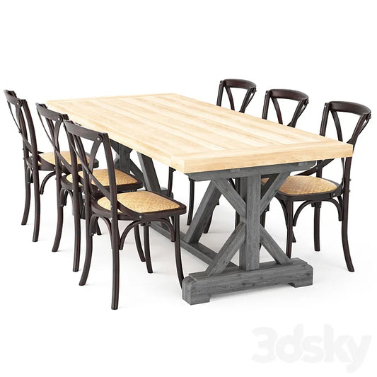 Dining Table 155 3DSMAX Model