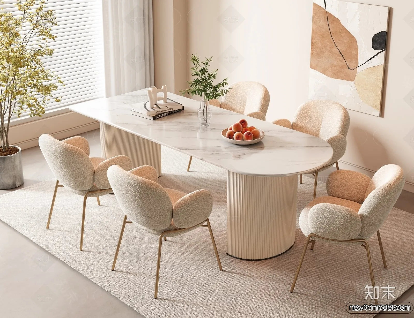 Dining Table – 3D Models – 3D Furniture Models for Interior – 137