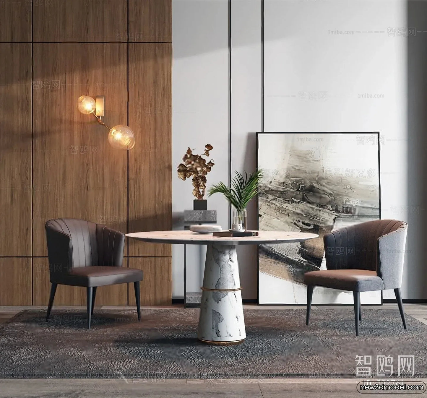 10 Dining Scene 3D Model Bundle Pack