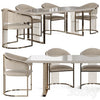 Dining table and chair Gabba Prag 3DSMAX Model