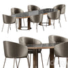 Dining table and chair Porada THAYL 3DSMAX Model