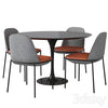 Dining table Tulip Wood II Chair Embrace by Cosmo 3DSMAX Model