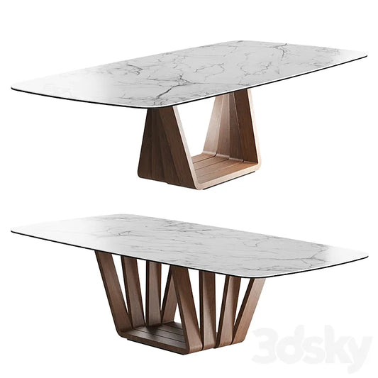 Dining table with marble top 3DSMAX Model