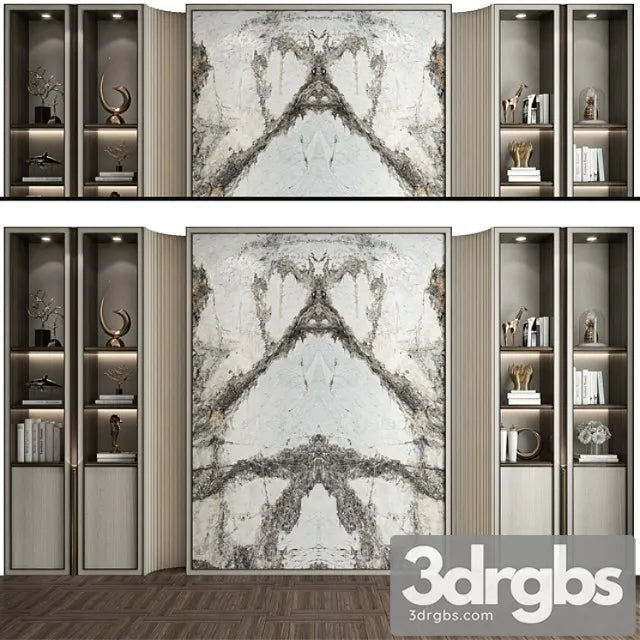 Dining Wall or TV Wall 3D Model Free