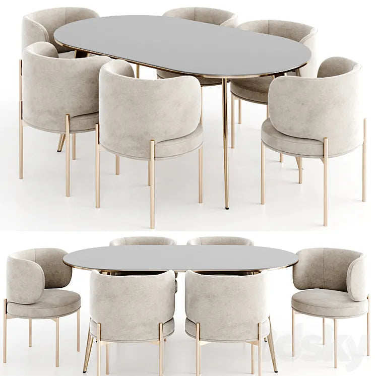 Dinning set 29 3DSMAX Model