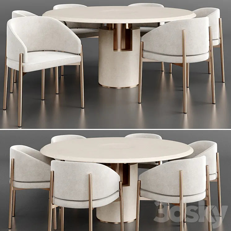 Dinning set 31 3DSMAX Model
