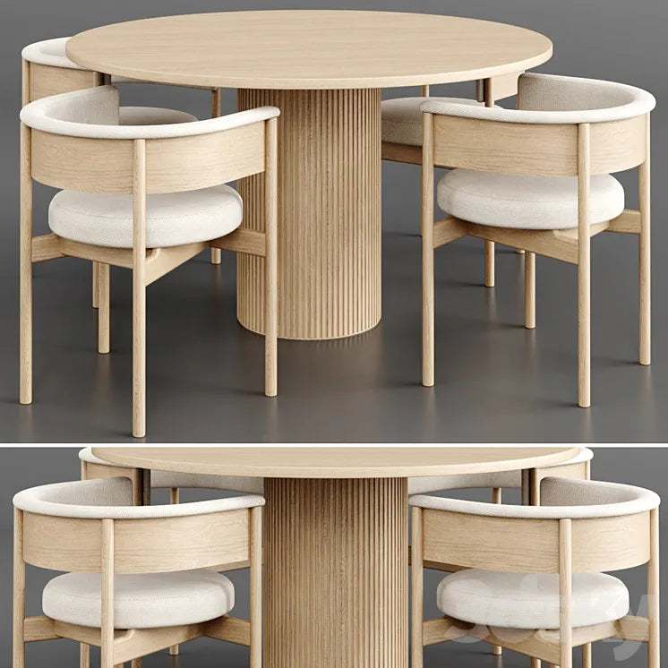 Dinning Set 39 3DSMAX Model