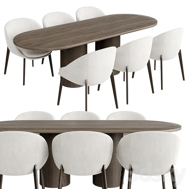 Dinning Set 42 3DSMAX Model