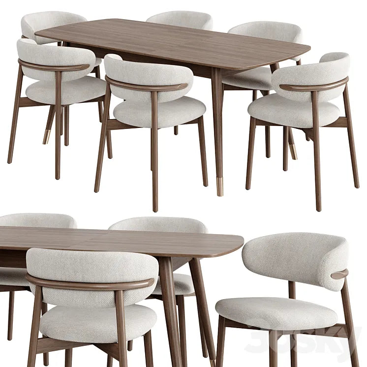 Dinning Set 47 3DSMAX Model