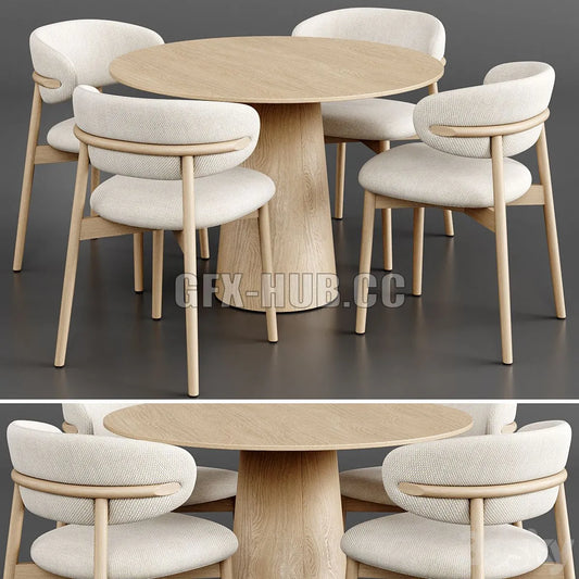 Dinning Set 49 3dsMax Model