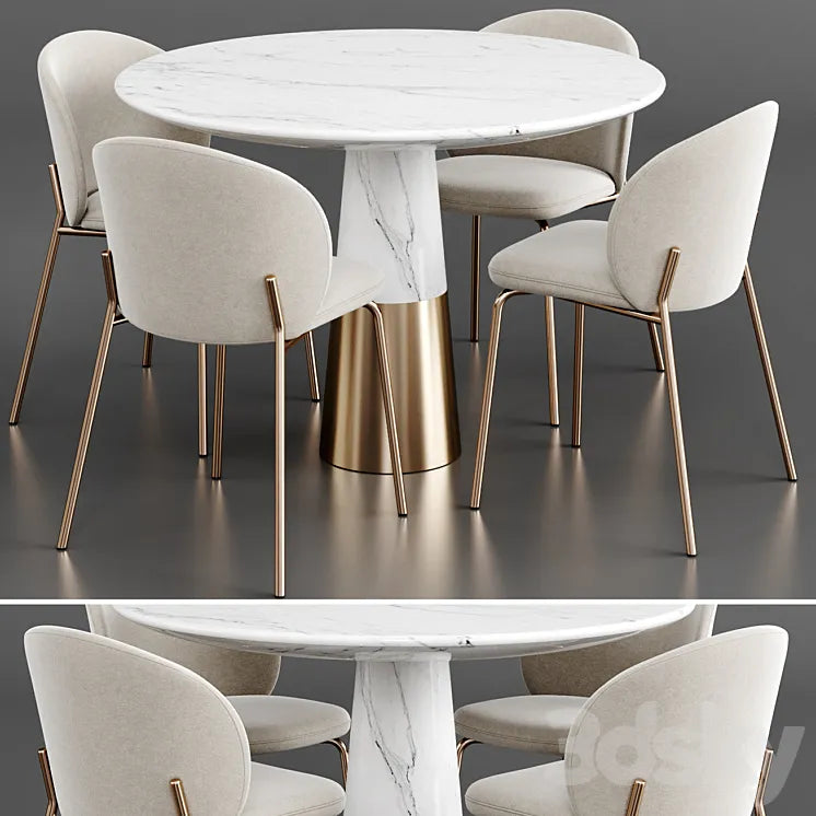 Dinning Set 73 3DSMAX Model