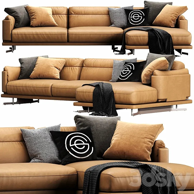DItre Italia Skin Chaise Lounge 3DSMAX Model
