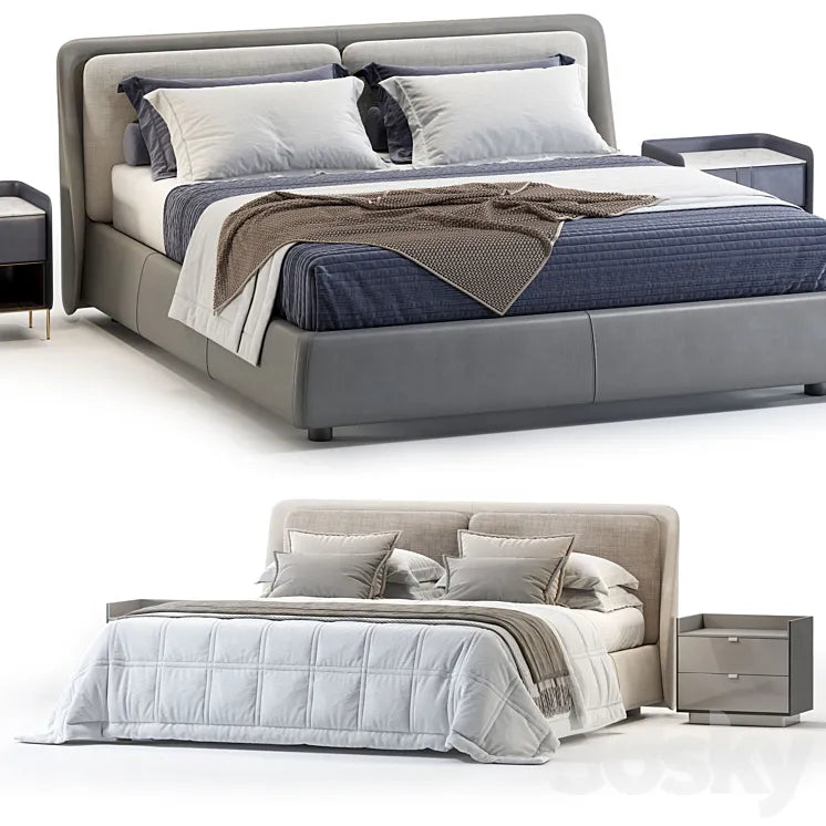 Ditreitalia Bend Bed 3DSMAX Model