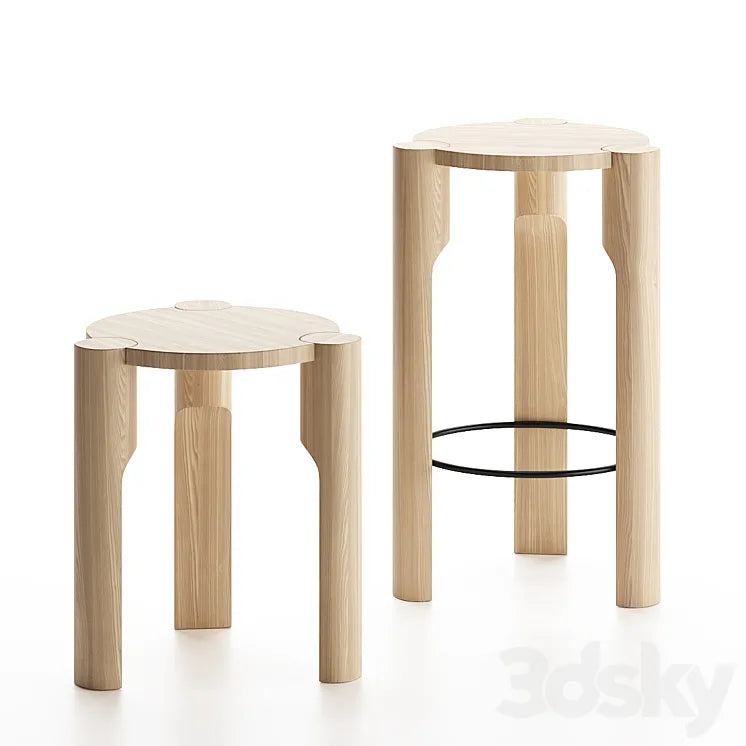 DOMUS | Stools By Omelett Editions 3DSMAX Model