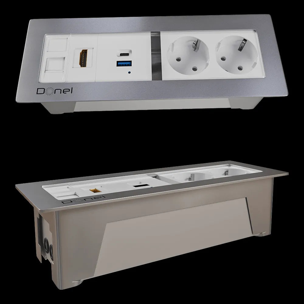 Donel  - Built-in socket block 8 mod. DDSB8IN 3ds Max