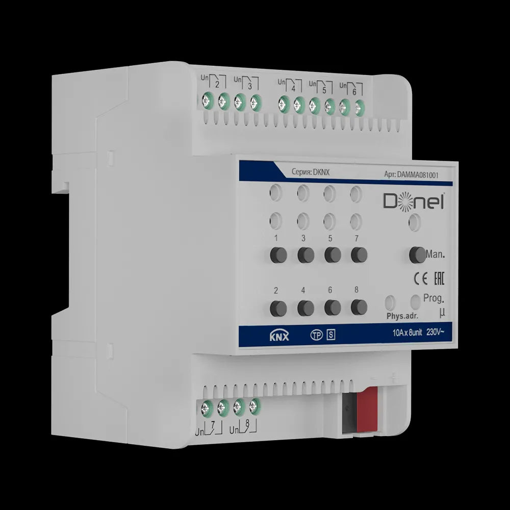 Donel  - KNX channel multifunction actuator DAMMA081001 3ds Max