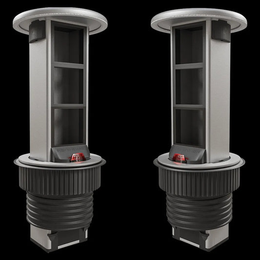 Donel  - Tabletop built-in retractable dresser unit Vertical 6. DDSB6V1AL 3ds Max