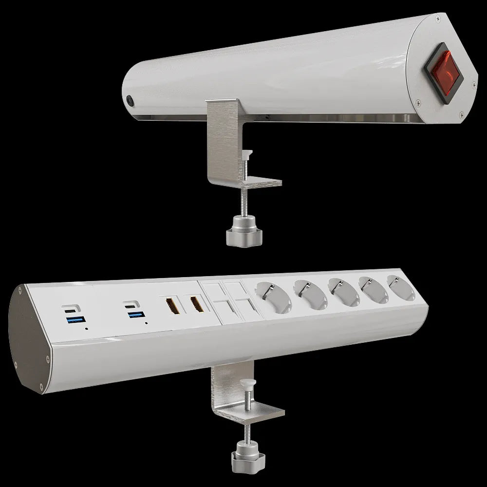 Donel  - Tabletop socket block Ovaledesign 18 mod. DDSB18O 3ds Max