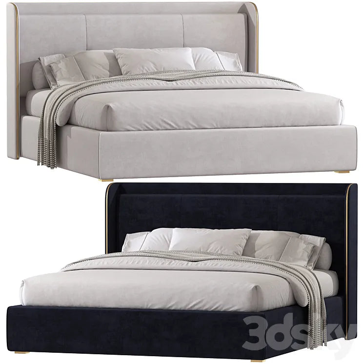 Double bed 146 3DSMAX Model