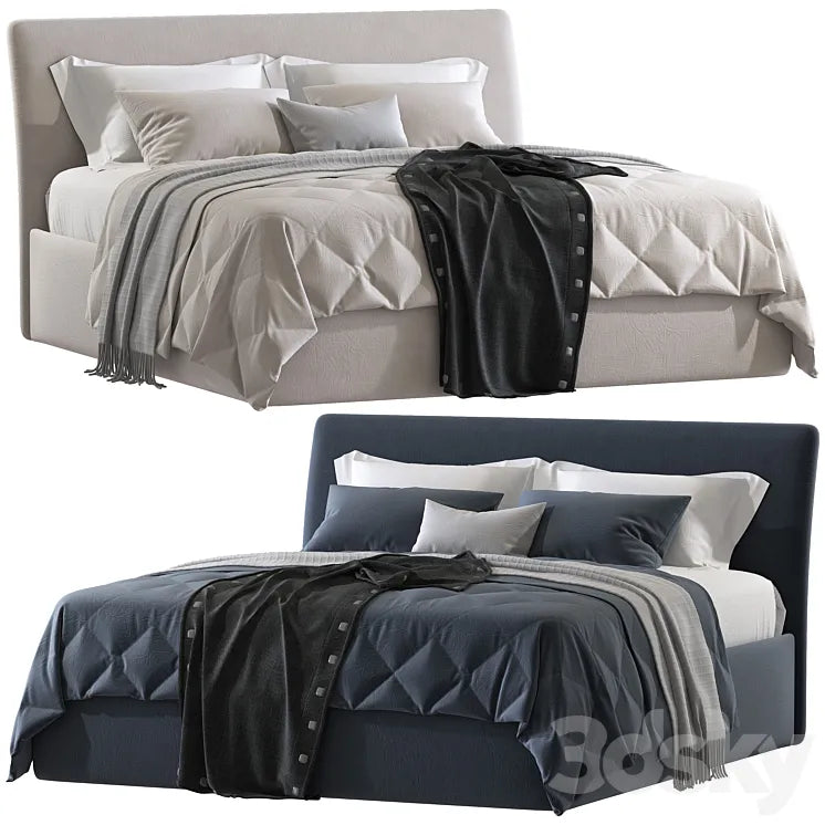 Double bed 60 3DSMAX Model