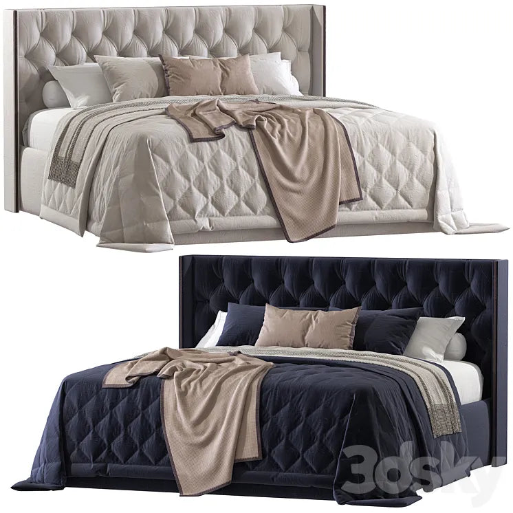 Double bed 66 3DSMAX Model