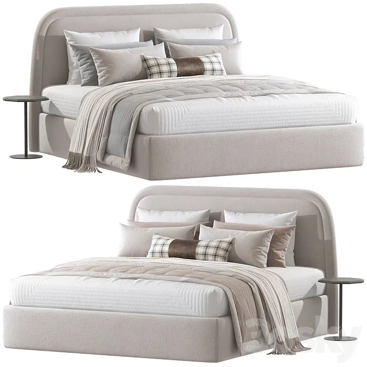 Double bed 77. 3DSMAX Model