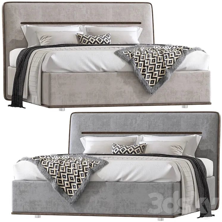 Double bed 78. 3DSMAX Model