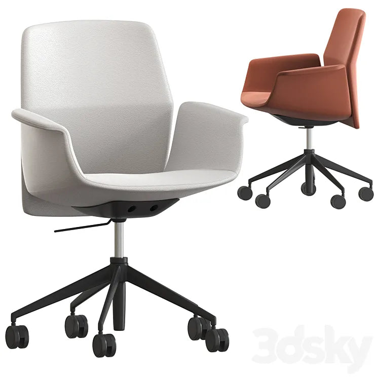 Downtown office chair by Poltrona Frau 3DSMAX Model