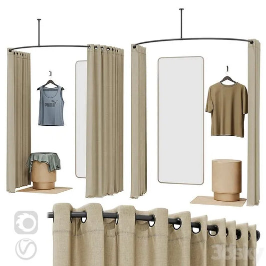 Dressing room 3dsMax Model