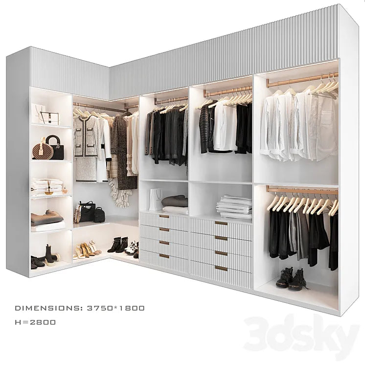 Dressing room 9 3DSMAX Model