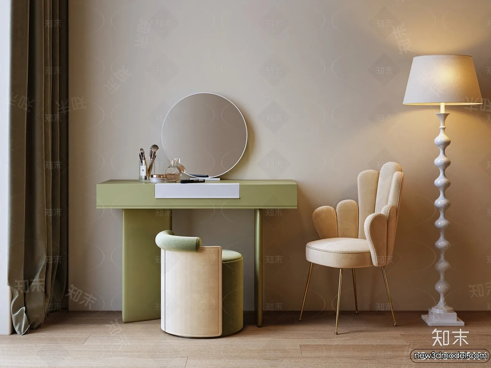Dressing Table – 3D Models – 3D Furniture Models for Interior – 095