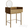 Dressing table with 2 drawers Lazar 3DSMAX Model