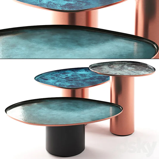 Drops Coffee Table By De Castelli 3DSMAX Model