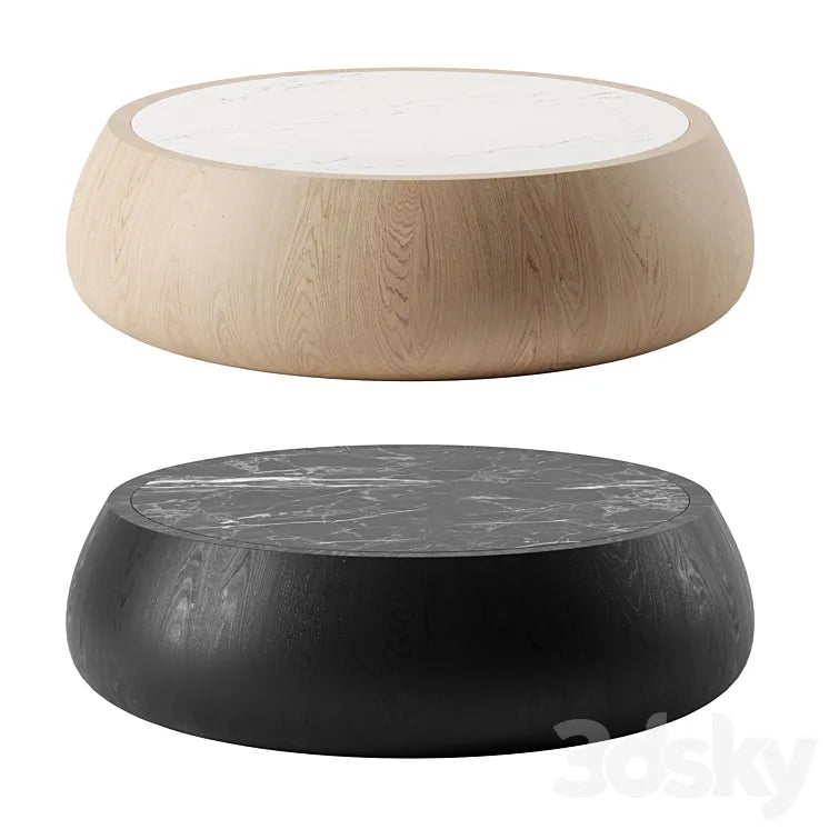 DRUM COCKTAIL TABLE by McGuire furniture 3DSMAX Model
