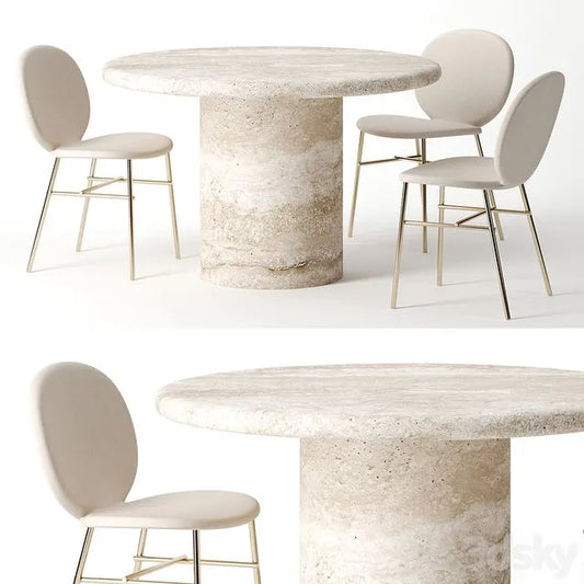 Dume Pedestal Table by Kelly Wearstler 3dsMax Model