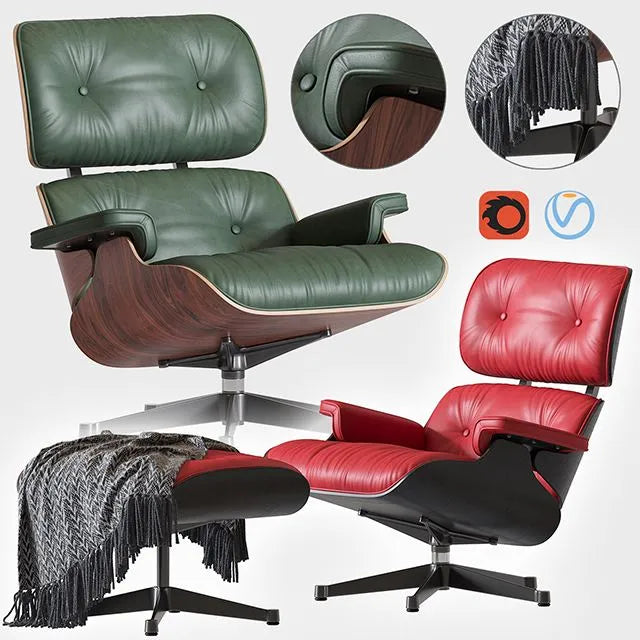 Eames Lounge Chair 3dsMax Model